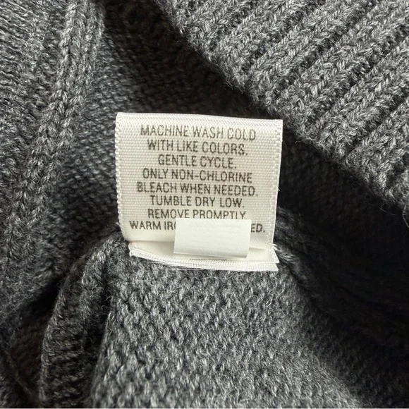 Merona Cardigan Sweater Size L NWT Gray Textured Eclectic Grandpa Cottagecore - Picture 7 of 7